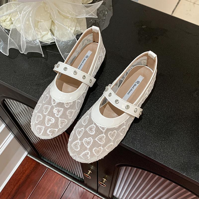 Fashion Marie Janes Shoes Woman Flat Sandals Summer Women Sneakers 2025 Brand Mesh Comfort Casual Shoes Dress Soft Sole Mujer Sandalias