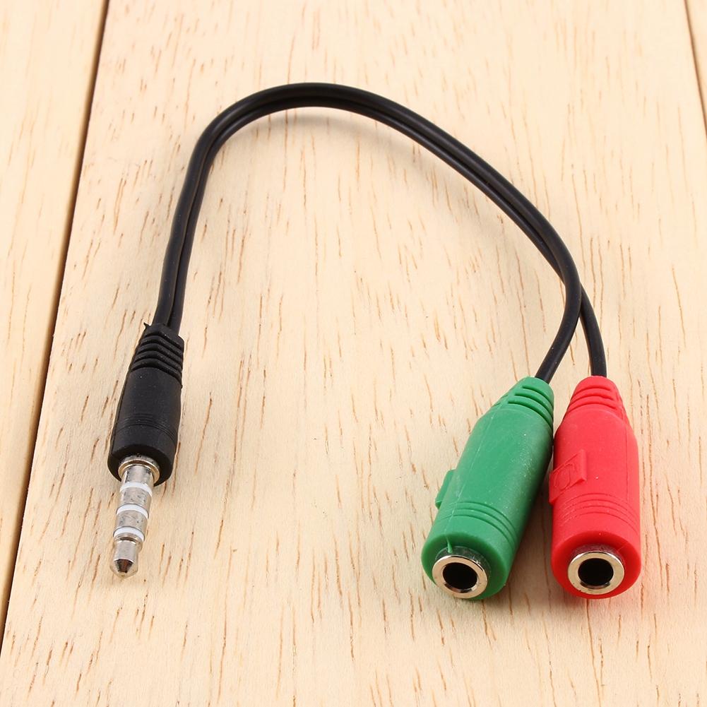 Audiokabel Konverter Adapter 3,5mm Stereo-Klinke Kopfhörer-Splitter