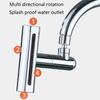 Kitchen Tap Spray Head 360 Swivels Spouts Faucet Extender Kitchen Sink Tap Spray Head Tap Aerator Large Area Replacement