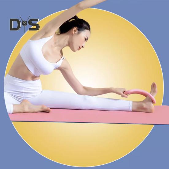 Leg Calf Yoga Ring Body Stretching Yoga Pilates Training Fitness Circle Muscles Massage Exercise Circle Home Gym Workout Equipment