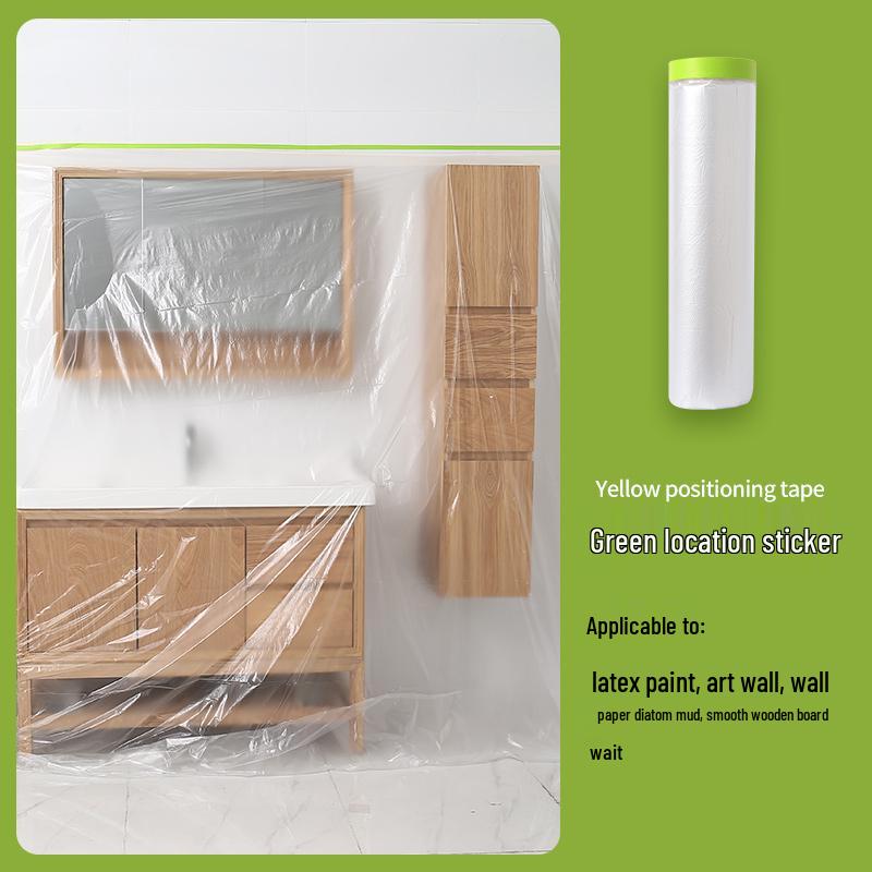 Spring Cleaning Dustproof Disposable Furniture Cover - Protective Plastic Film Cloth