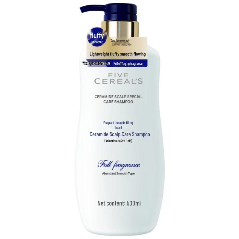 

Шампунь для ухода за кожей головы FIVE CEREAL S с керамидами