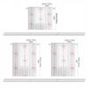 Pink Bow Curtains Hd Digital Print Pocket Rod Design Living Room Bedroom Home Decor Window Treatments Curtain Light Filtering For Sitting Polyester