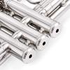 Eastar Trumpet in Bb, for Beginners, with Cleaning Accessories (Nickel Plated)