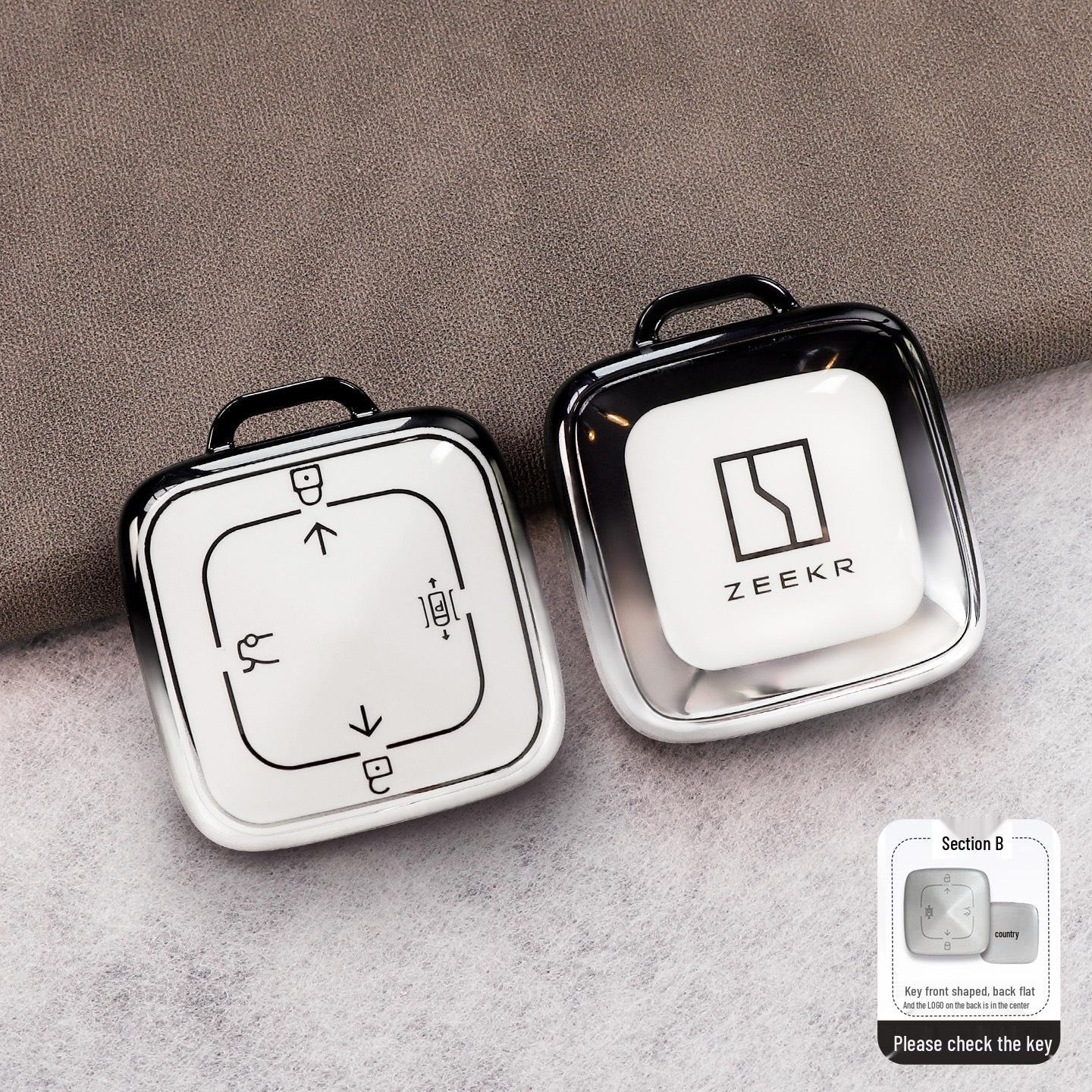 Compatible Key Case for 2026 Zeekr 7X, 007GT, 001, 009, X Car, 9X, and Zeekr Mix