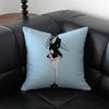 Anime KKiznaiver Cushion Cover Pillow Case Antidustmite Invisible Zipper Silky Plush Cushion