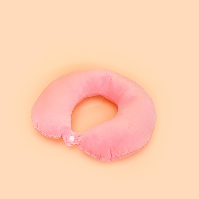 Customizable U-shaped Travel Neck Pillow - Cervical Support for Airplanes, Nap Headrest, and Portable Backrest.