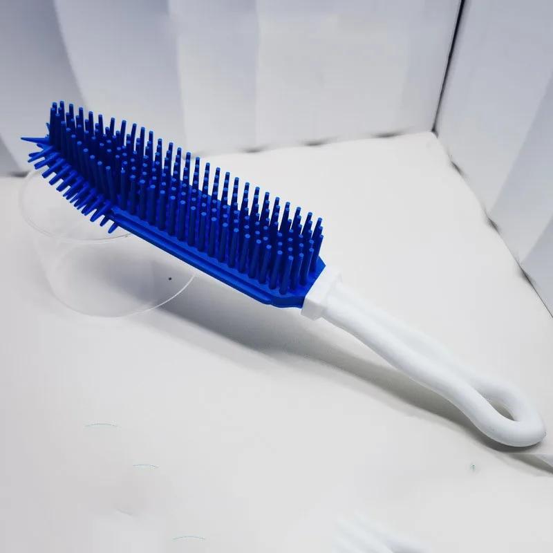Pet Dog Puppy Cat Hair Bath Brush Comb Soft Silicone Sticky Hair Tool Small Animal Massage Tool