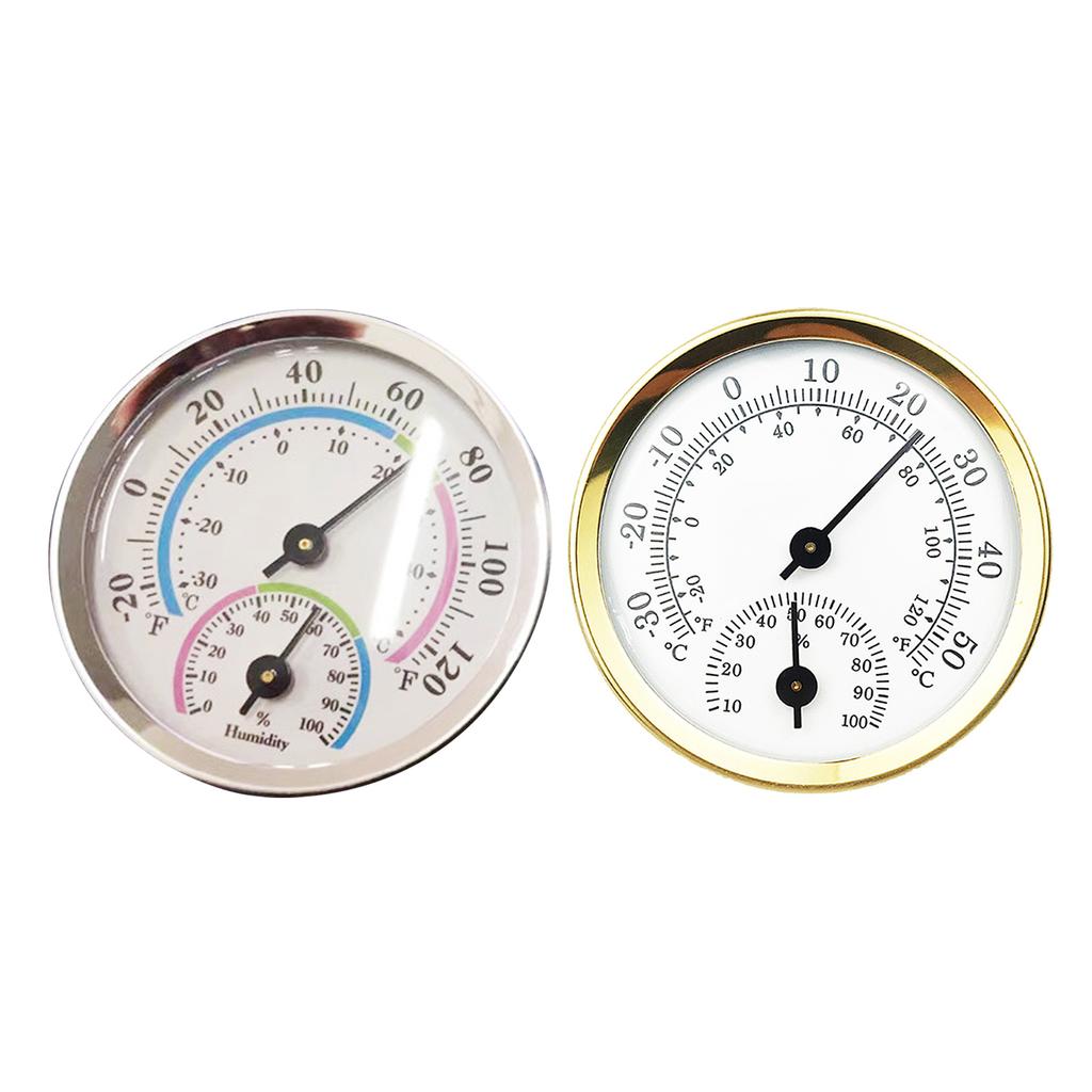 Compact Sauna Thermometer Hygrometer -30-50℃ Portable Temperature Humidity Meter