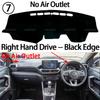 Auto Dashboard Cover Dash Mat Board Pad Carpet Dashmat Anti-UV Mats Accessories for Daihatsu Rocky Perodua Ativa -2025