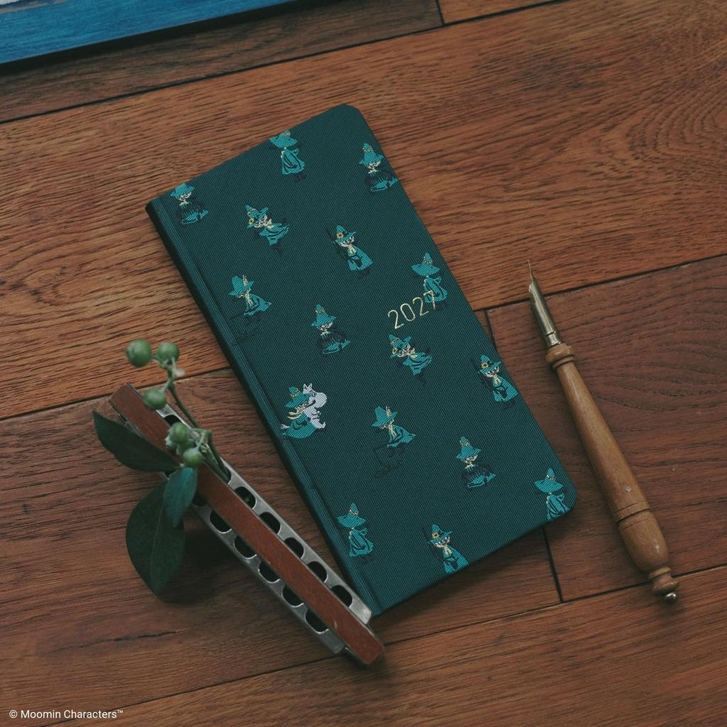 Hobonichi Techo 2027 Weeks English Edition Moomin Snufkin's Day Weekly Planner Slim Left Format