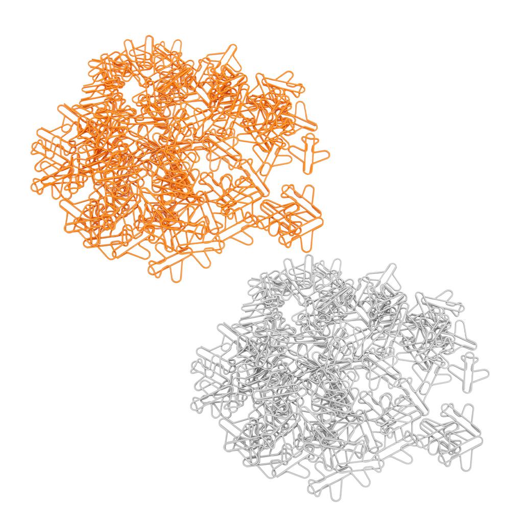 Aircraft Shape Paper Clips Cute Small Paperclips for Office School Home Desk Organizers