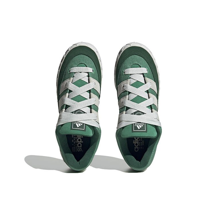 Adidas Adimatic Semi Court Green Unisex Sneakers Crystal-White Gum-3 HQ6908
