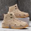 Odporne na zużycie męskie ultralekkie buty taktyczne outdoorowe buty średniej wysokości pustynne buty outdoorowe antypoślizgowe rekreacyjne profesjonalne sportowe buty trekkingowe męskie