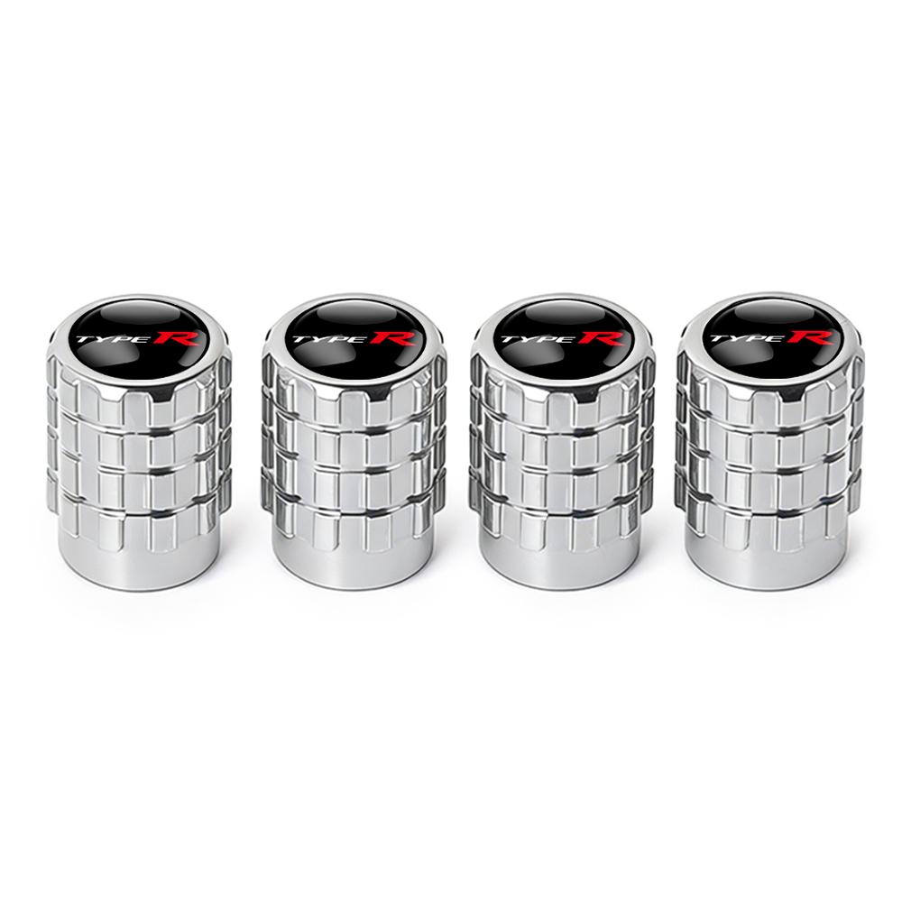 4Pcs Car Wheel Tire Valve Cap Stem Cover Auto Accessories For Honda Civic FIT Accord Prelude CRV 5th City CRZ CRX Jazz HRV Pilot