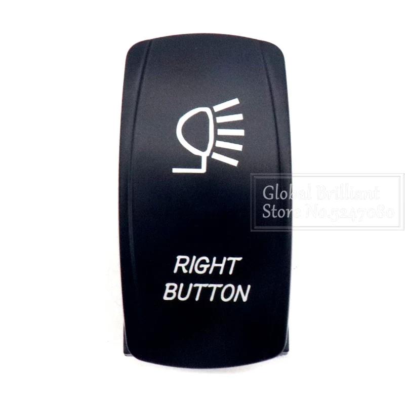 For Car Truck Marine 12V/20A 24V/10A Boat Rocker Switch Toggle 5Pin SPST / 7Pin DPDT ON-Off Switch with LED Light