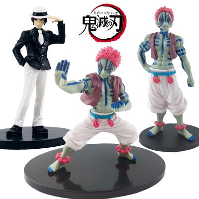Anime figurka Demon Slayer Figurky Slayer Akaza Panenka Figurka Bojovník Akční figurka Model Hračky Anime Model Figurka Auto Panenka