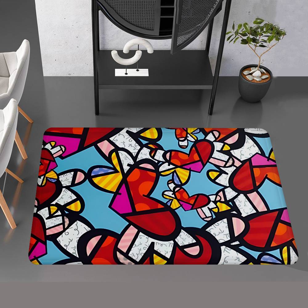 Britto Quick Drying Dish Door Mat Washable Non-Slip Living Room Sofa Chairs Area Mat Kitchen Doormat Area Rug