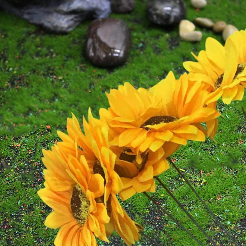 5 PCS Garden Card Sunflower Home Gardening Garden Decoration Green Plants Horticultural Garden Decoration