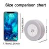 Modern LED Touch Control Night Light Rechargeable Night Light Adjustable Brightness Warm & Cool White Portable LED Lamp for Bedroom Hallway Wardrobe