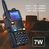 Baofeng UV-5RH Tri-band 136-174MHz 220-260MHz 400-520MHz 7Watt Output Power 999Channels FM Talkie Walkie Wireless Frequency Copy