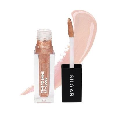 Cosmetics - Time To Shine - Lip Gloss - 10 Princess Aurora (Golden Beige with Shimmer) - 4.5 Gms - High Shine Lip Gloss with Jojoba Oil