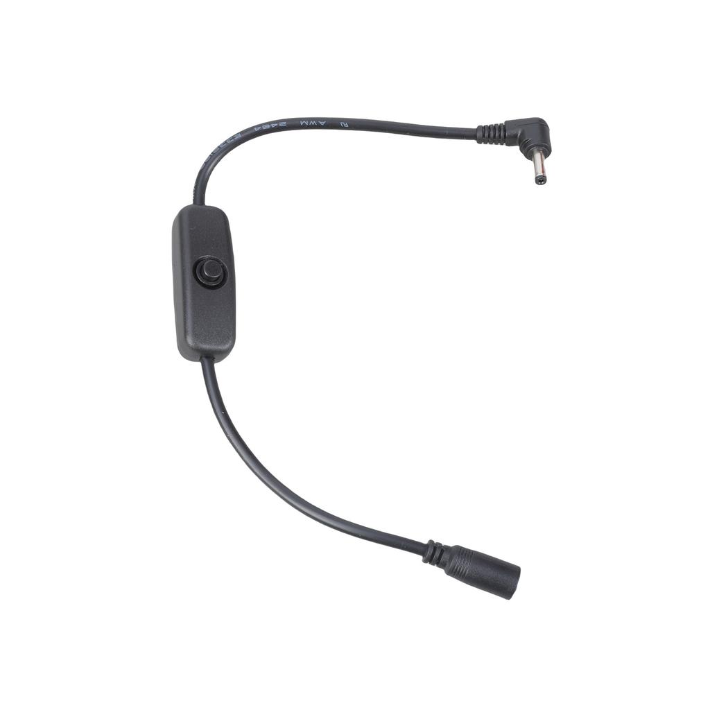 Female to Male 3.5mmx1.35mm Cable Power Cord with Switch Extension Power Cord for Camera LED Strips Fan Printer