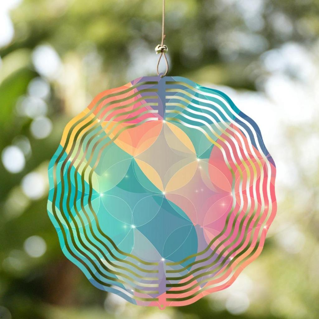 10 Inch Wind Chime with 360 Rotating Hook for Garden Balcony Patio Decor No Battery Needed Perfect Gift for Spring Summer