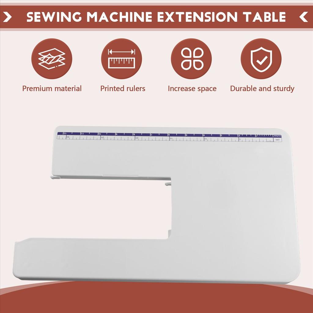 2026+ Sewing Machine Extension Table, Portable Sturdy Feet Expansion Board Fit Sewing Machine for 2700 3700 27PK