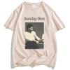 Nick Jonas Sunday Best Album T-shirt Katoen Mode Losse Heren/Dames T-shirts Unisex Streetwear Casual Ronde Hals Grafische Print T-shirts
