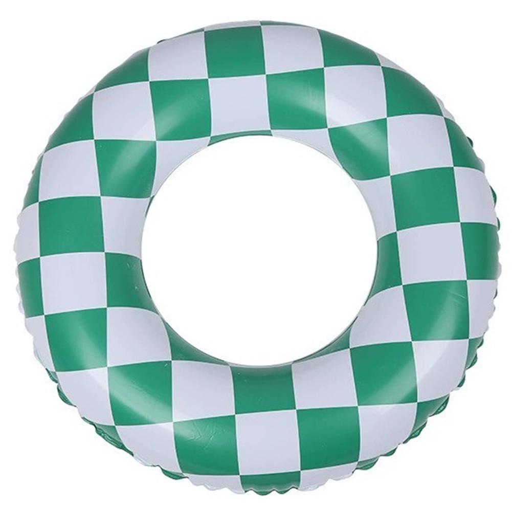 Nadmuchiwany pierścień do pływania, koło do pływania, kratka, dorosły, pierścień do pływania pod pachami, PVC, pogrubiony pierścień do pływania, do basenu plażowego