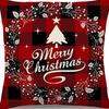 New Christmas Pillow Cover, Deer Snow Festival Decoration, Home Sofa, Living Room Pillow, Cushion Cover