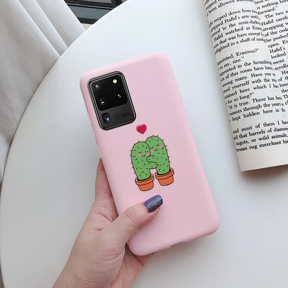 Hülle Für Samsung Galaxy S20 S 20 Ultra Plus Silikon Malerei niedlich Weich Schlank Hülle Abdeckung Für Samsung S20 Plus Ultra Handyhüllen