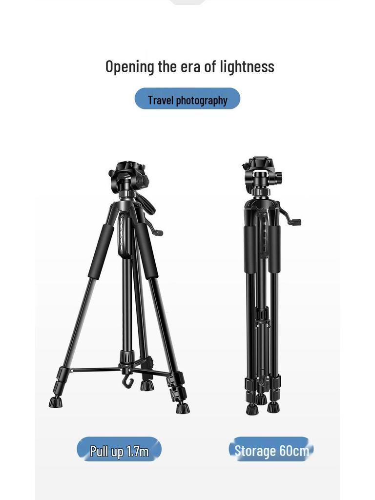 Floor-Standing Tripod for Mobile Phones and Cameras – Ideal for Live Broadcasts and Photography