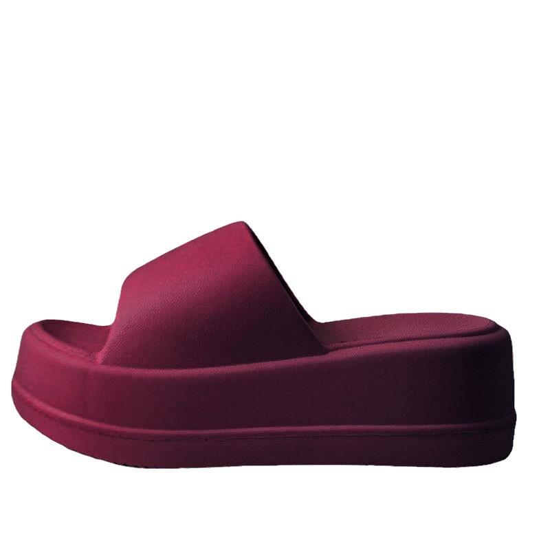 Women's High-Soled Platform Slippers - New Korean Summer Styles, Trendy and Versatile Height-Enhancing Sandals.