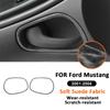 Soft Suede Fabic Car Door Pull Handle Panel Trim Frame Decoration Sticker For Ford Mustang 2001-2004 Interior Accessories