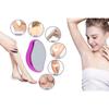 Crystal Hair Eraser - Removedor de pelos indolor para mulheres e homens, braços, pernas e costas, esfoliação suave portátil, reutilizável e lavável
