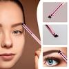 6 Pieces Dual-Ended Brow Brush, Eyebrow Brush, Angled Eye Brow and Spoolie Brushes, Shaping and Filling Eyebrows, Eyebrow Spoolie Brushes for Precise