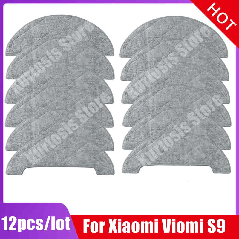Washable Mops Cloths Rags Replaceblment Accessories For Xiaomi VIOMI S9 Robot Vacuum Cleaner Spare Parts Moping Cloth