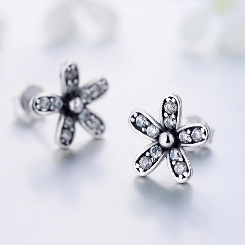 Tancise 925 Sterling Silver Zircon Earrings Drop Earrings For Women Wedding Party Gifts