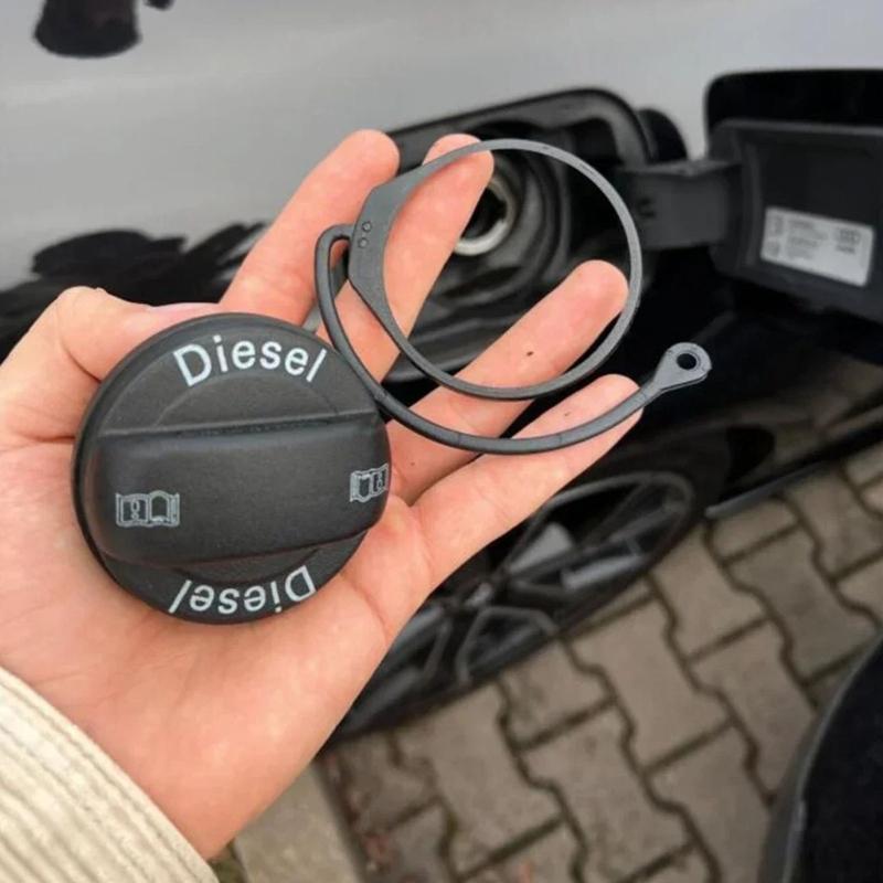 High Strength Gas Cap Security Rope Leash Prevents Loss Silicone Tether Cord Fuel Lid Protection Vehicle Fit Accessory
