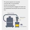 Vacuum Cleaner Turbo Woodworking Filter Cyclone Separator Industrial & Home With Flange Vacuum Filter Cyclone Dust Collector