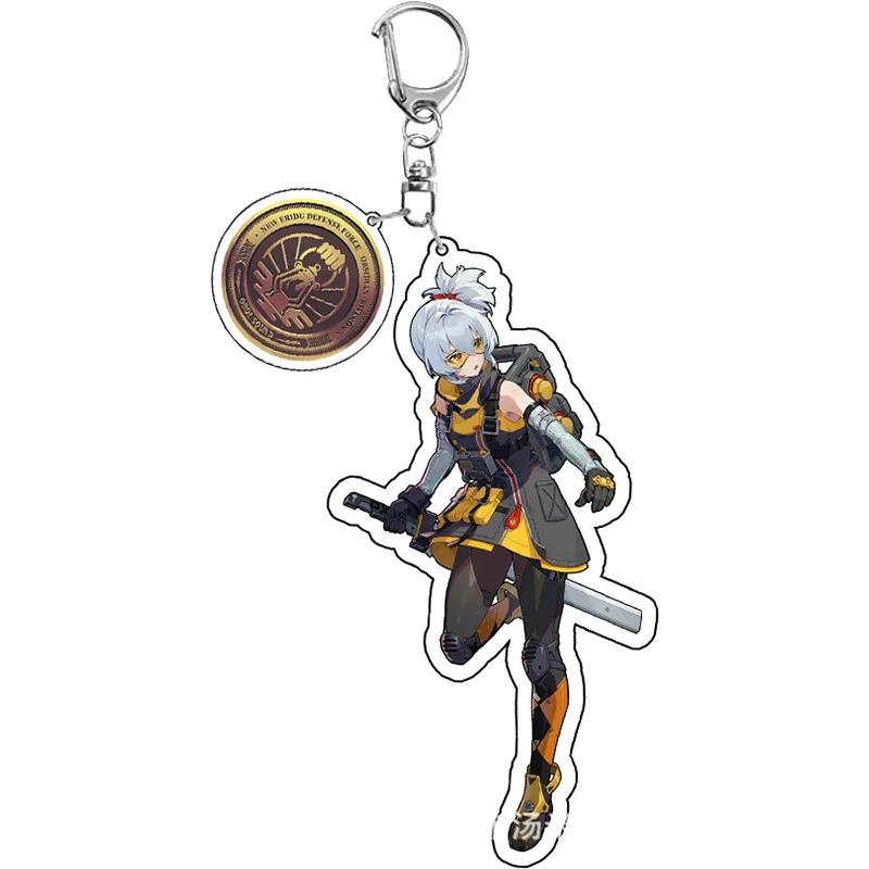 

Game Keychains Zenless Zone Zero Wise Belle Hoshimi Miyabi Nicole Demara Accessories Cute Bag Pendant for Fans Gifts Wholesale