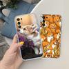 RE20 Niedlicher Corgi Hund Transparente Handyhülle für Motorola Moto G7 G8 G9 G84 G85 G73 G24 G15 Z2 Play Power Plus