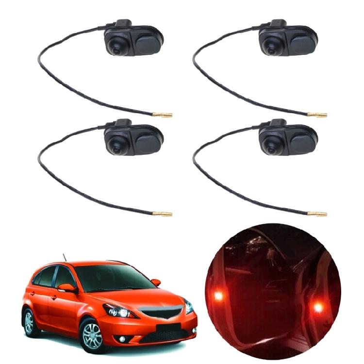 Set of 4 Auto Car Door Light Switches Button Car Interior Door Light Switches