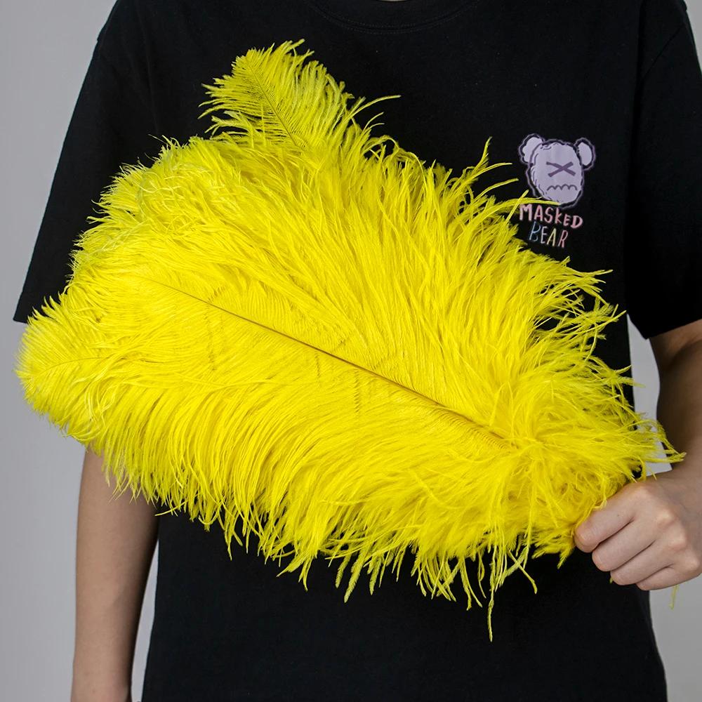 10Pcslot Natural Long Ostrich Feather Bulk 40-65CM16-26inch for Wedding Party Dining Table Center Vase Decor Home Lamp Feather