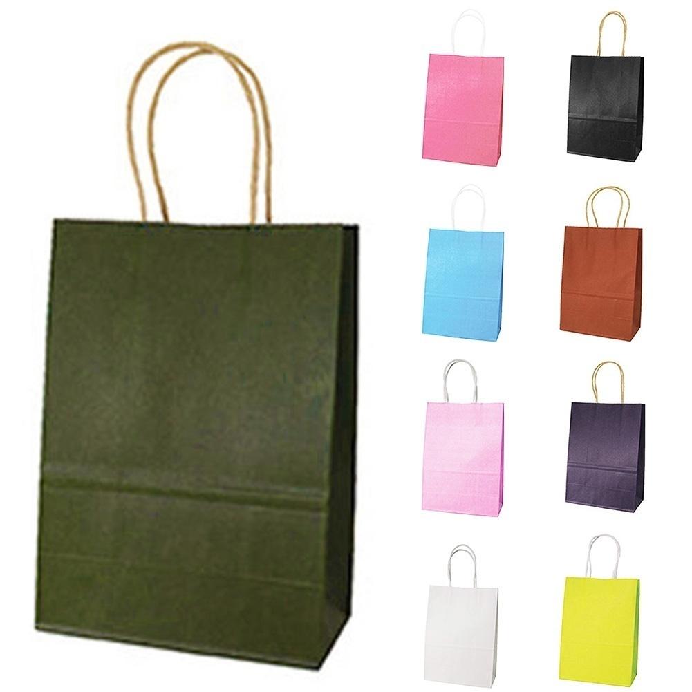 1 szt. Torba prezentowa z papieru typu kraft z uchwytami