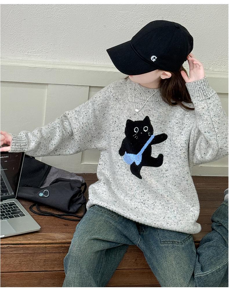 Pulover tricotat gros pentru fete mari pentru toamna/iarna 2025 - Top pentru elevi de gimnaziu