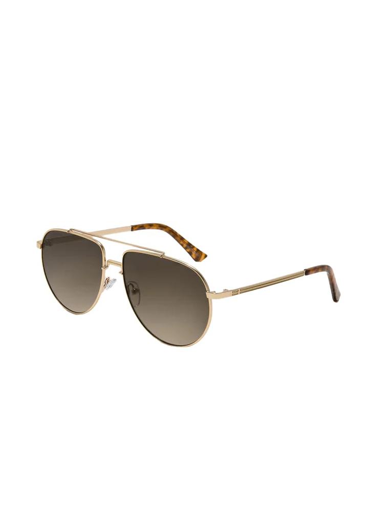 Sunglasses Aviator Legacy [Dee Franklin] Gold/Brown DFSU902002-BROW