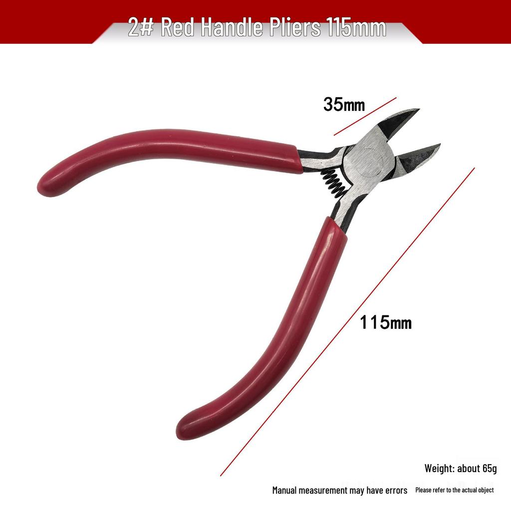 Precision Angled Industrial Wire Cutters: High-Hardness Manual Pliers for DIY & Electronic Components